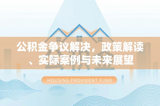 广水公积金争议解决，政策解读、实际案例与未来展望